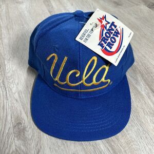 Vintage‎ UCLA Bruins Hat NEW Snapback College Script Front Row Blue Wool Cap